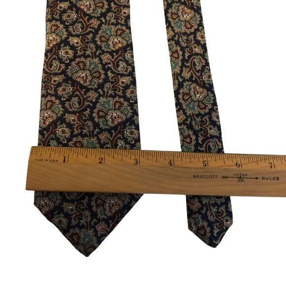 Etienne Aigner Paisley Silk Tie Vintage Mens Necktie Office Work Formal Dad Gift - Picture 3 of 7